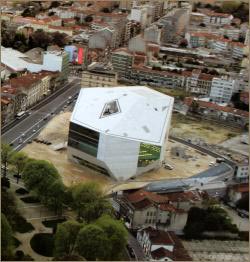 Projecto de Rem Koolhaas para a Casa da Música