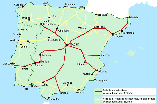 Galiza: Mapa da Renfe coloca cidade de Vigo… em Portugal! - Rádio