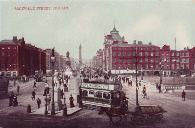 Tram em Dublin