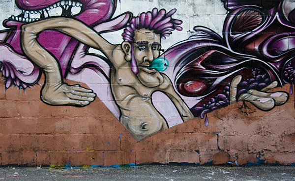 Graffiti na Rua Dr. Adriano de Paiva