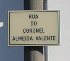 Rua do Coronel Almeida Valente