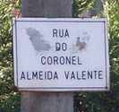 Rua do Coronel Almeida Valente