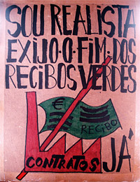 Cartaz da manifestação