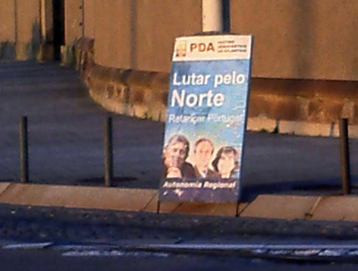 Cartaz do PDA / Partido do Norte